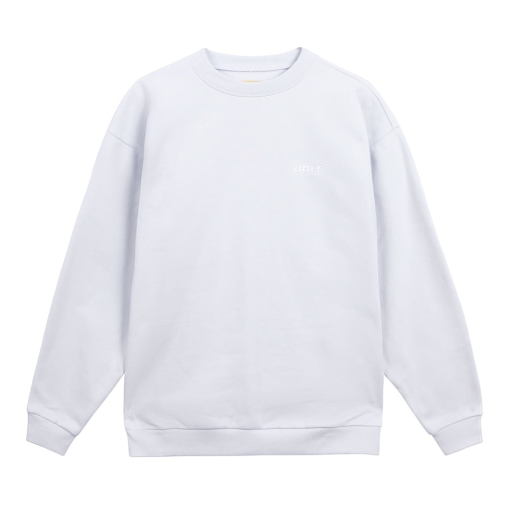 New 2018 golfwang MINI LOGO CREWNECK by GOLF WANG 100% cotton white